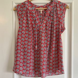 Rebecca Taylor Floral Silk Top